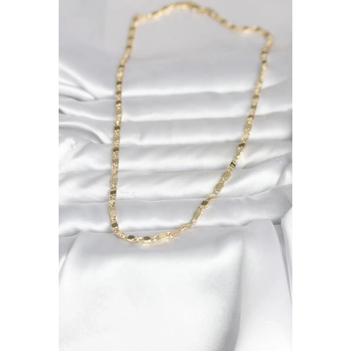 ietaks™ CM 14K Gold Renk Arpa Model 45 cm Kadın Kolye