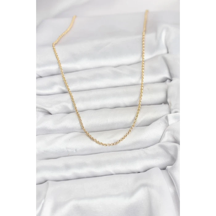 ietaks™ CM 14K Gold Renk Halka Model 60 cm Kadın Kolye