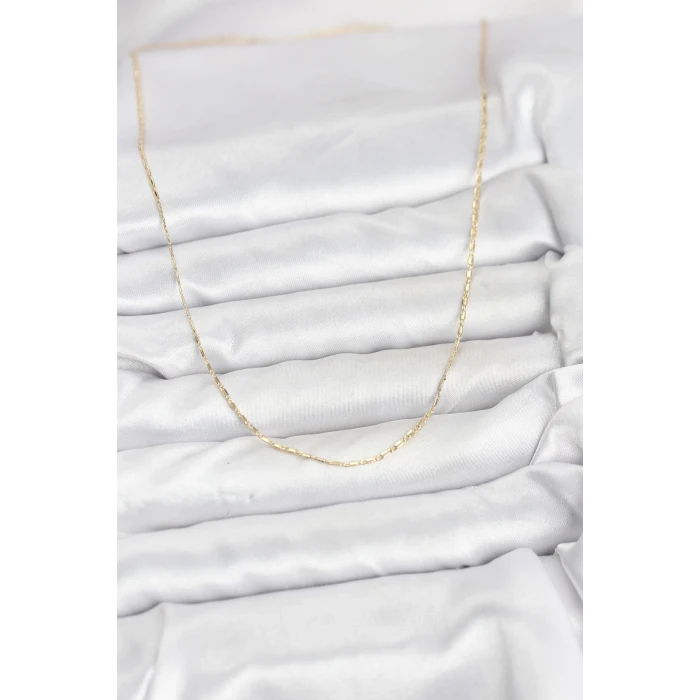 ietaks™ CM 14K Gold Renk Kesme Model 60 cm Kadın Kolye