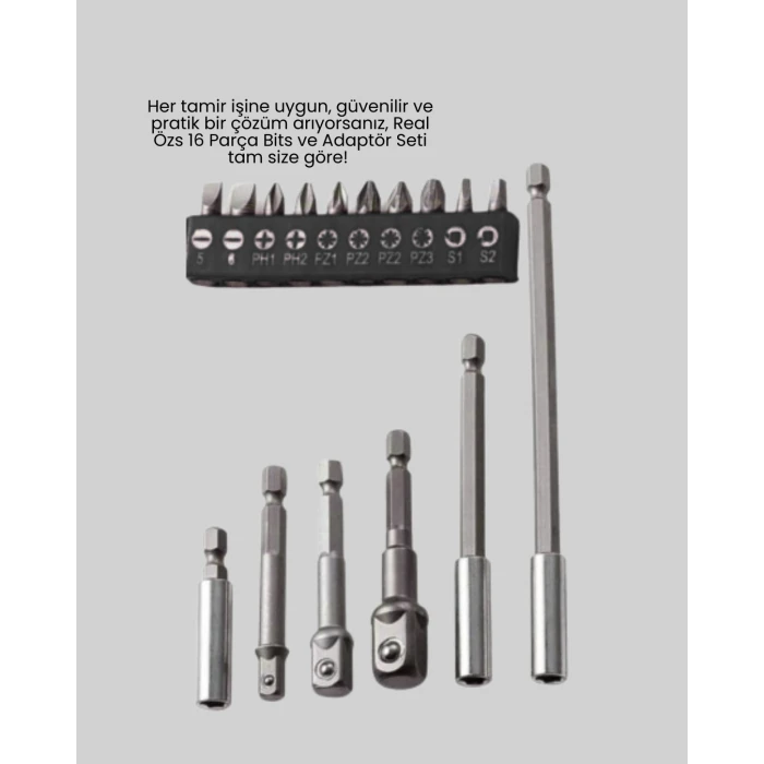 ieg™ 16 Parça Usta İşçilik Bits Takımı Vida Sökme Takma Set