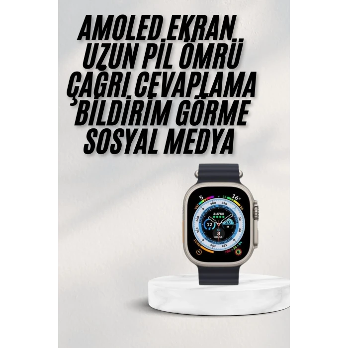 ieg™ 2025 Yeni Model Akıllı Saat Android ve İOS Uyumlu Çağrı Cevaplama