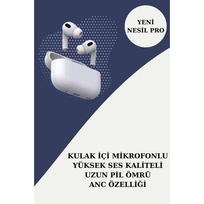 ieg™ 3 Kordonlu Pembe Amoled Ekran Akıllı Saat ve Yeni Nesil Pro Kablosuz Bluetooth Kulaklık ANC/ENC