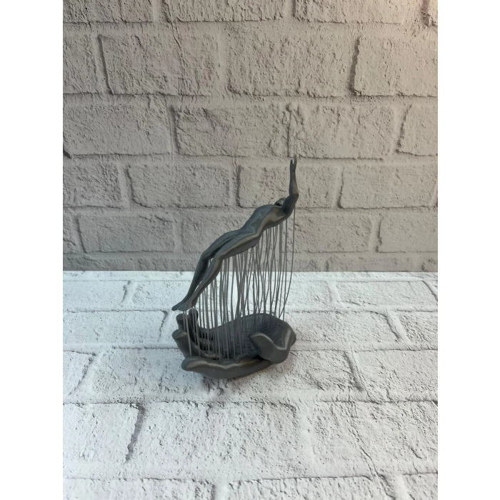 ieg™ 3D El İnsan Figürü Gri Modern Ev ve Ofis Dekoru