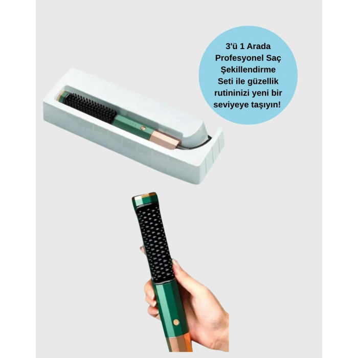 ieg™ 3’ü 1 Arada Saç Şekillendirme Seti – Kurutma, Düzleştirme, Tarama