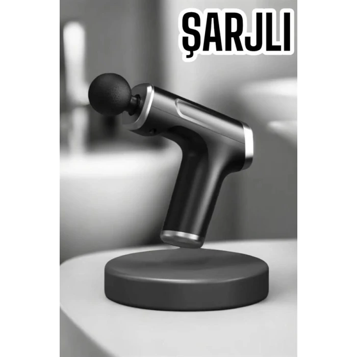 ieg™ 4 Başlıklı Darbeli Şarjlı Masaj Aleti Tabancası Kablosuz