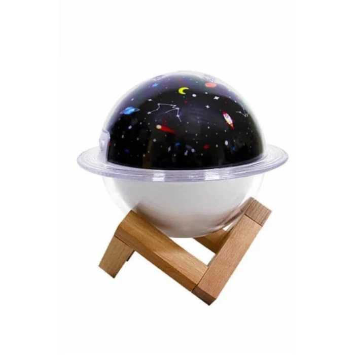 ieg™ Aromaterapi Hava Nemlendirici Gece Lambası Uzay Model Satürn Oda Kokusu