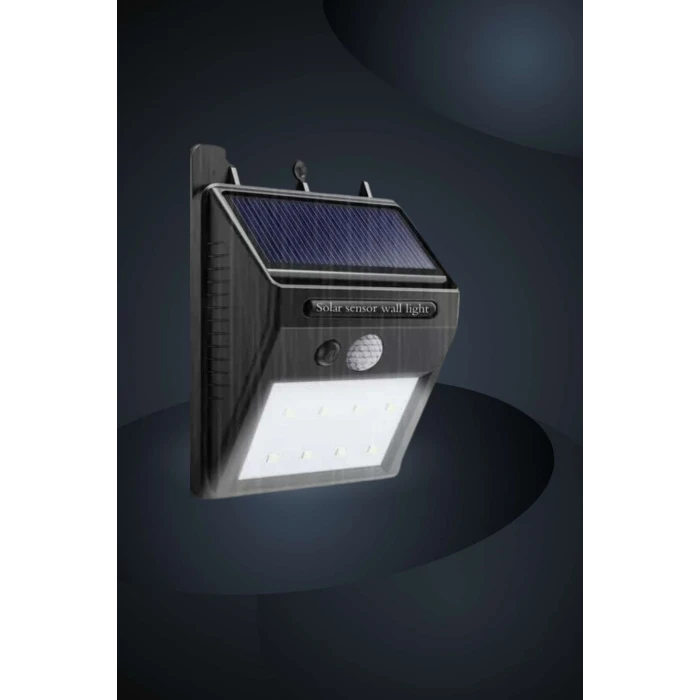 ieg™ Bahçe Aydınlatma Sensörlü Güneş Enerjili Duvar Lambası 40 Led Işık