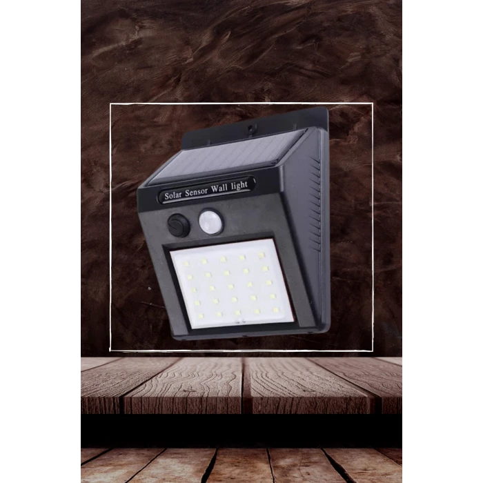 ieg™ Bahçe Aydınlatma Sensörlü Güneş Enerjili Duvar Lambası 40 Led Işık