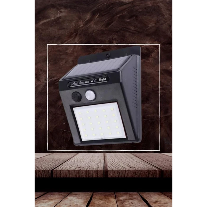 ieg™ Bahçe Aydınlatma Sensörlü Güneş Enerjili Duvar Lambası 40 Led Işık