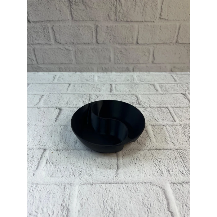 ieg™ Dekoratif Siyah Çerezlik Kase 4’lü Set 3x12 cm