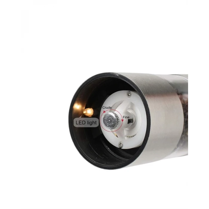 ieg™ Elektrikli Baharat Öğütme Cihazı Ergonomik Şeffaf Gövde