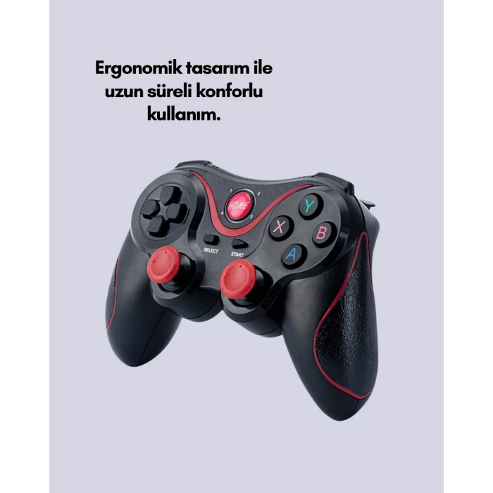 ieg™ Ergonomik Tasarımlı Kablosuz Bluetooth Gamepad Titreşimli