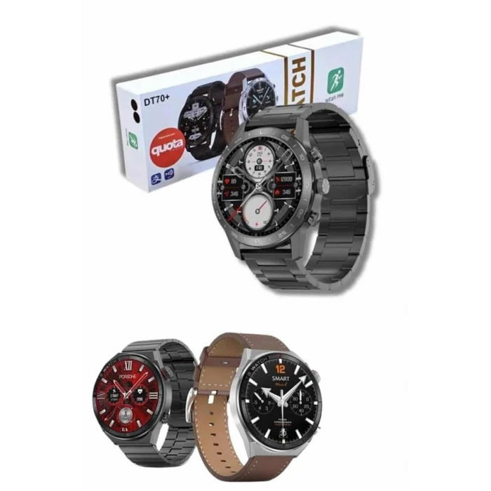 ieg™ Erkeklere Özel Akıllı Saat Çelik Kordon Bluetooth Bağlantılı İOS ve Android Uyumlu