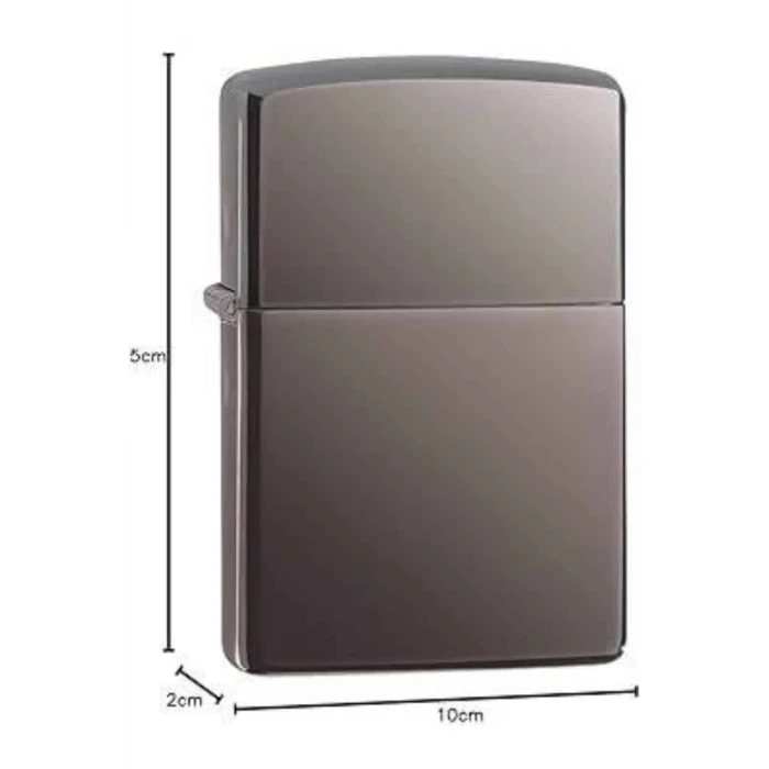 ieg™ Hediyelik Zarif Zippo Model Siyah Benzinli Çakmak