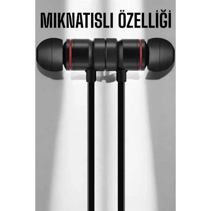 ieg™ Kablolu Mıknatıslı Sport Kulaklık Bluetooth Bağlantılı