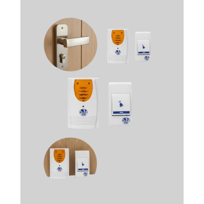 ieg™ Kablosuz Kapı Zili Kolay Kurulumlu Modern Kullanım