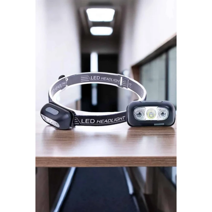 ieg™ Kafa Lambası Kamp Lambası Led Işık Şarjlı Ayarlanabilir