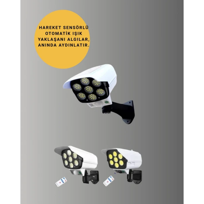 ieg™ KAMERA GÖRÜNÜMLÜ BAHÇE LAMBA