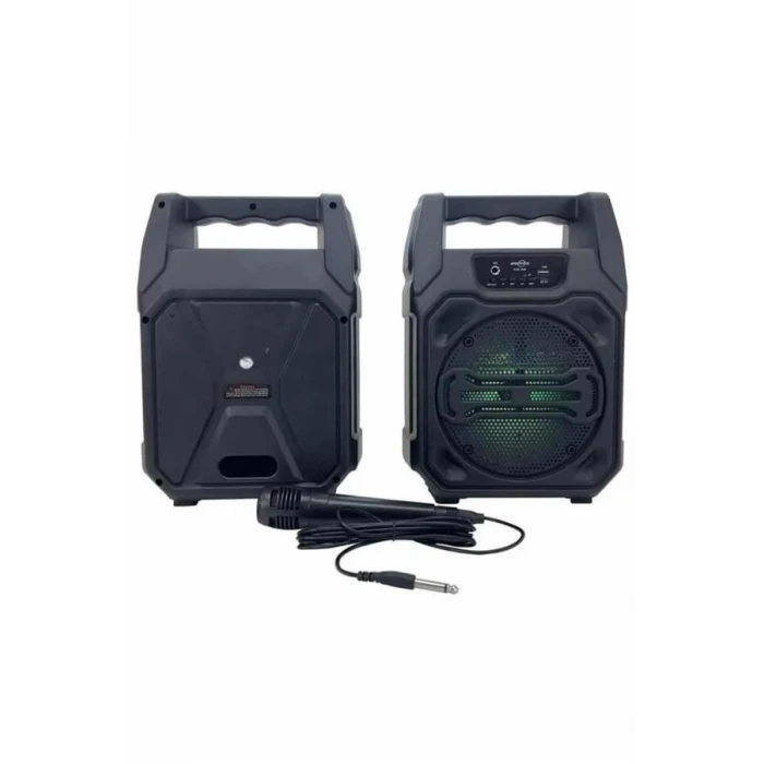 ieg™ Karaoke Mikrofonlu Fm Radyolu Bluetooth Hoparlör Yüksek Ses Kaliteli