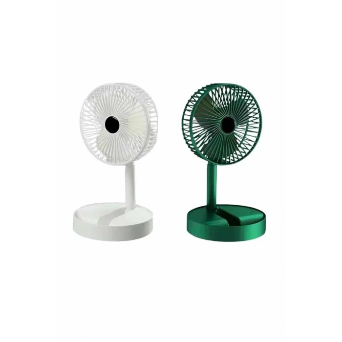 ieg™ Katlanabilir Teleskopik Şarjlı Fan Masaüstü Soğutucu Vantilatör