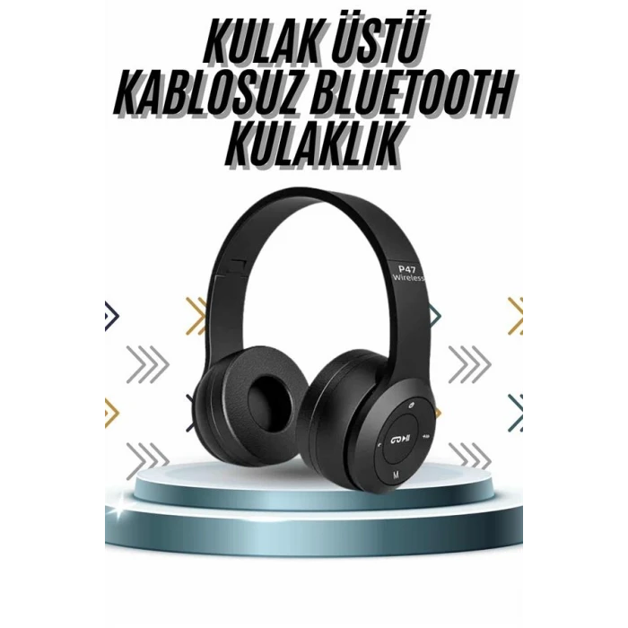 ieg™ Kulak Üstü Bluetooth Kulaklık Yüksek Ses Kaliteli Ayarlanabilir