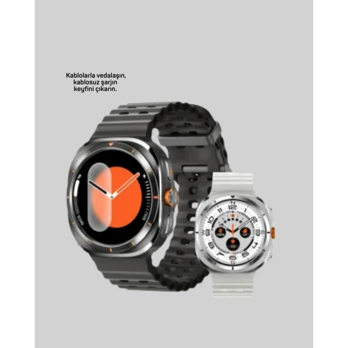 ieg™ Modern Akıllı Saat Kablosuz Şarj Sosyal Medya Bildirimli