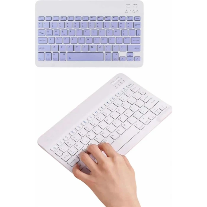ieg™ Q Klavye Türkçe Bluetooth Klavye Tüm Cihazlara Uyumlu Kablosuz