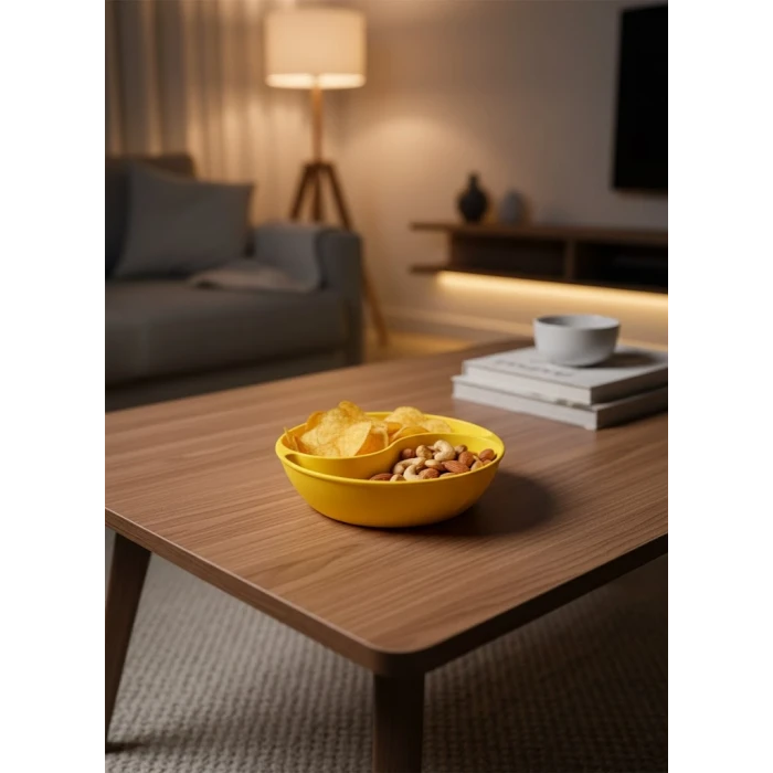 ieg™ Sarı Çerezlik Kase Seti 4 Adet 3x12 cm