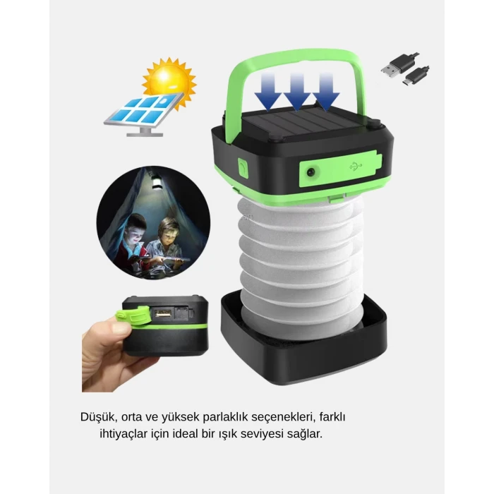 ieg™ Şarjlı LED Lamba – Dokunmatik Sensörlü, 3 Kademeli Parlaklık