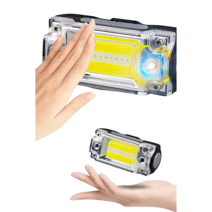 ieg™ Sensörlü Kamp Lambası Ayarlanabilir Kafa Lambası Kafa Bantlı