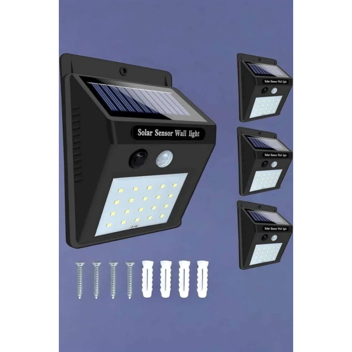 ieg™ Solar Lamba Giriş, Bahçe Yol Avlu Hareket Sensörlü Led Parlak Gece Su Geçirmez