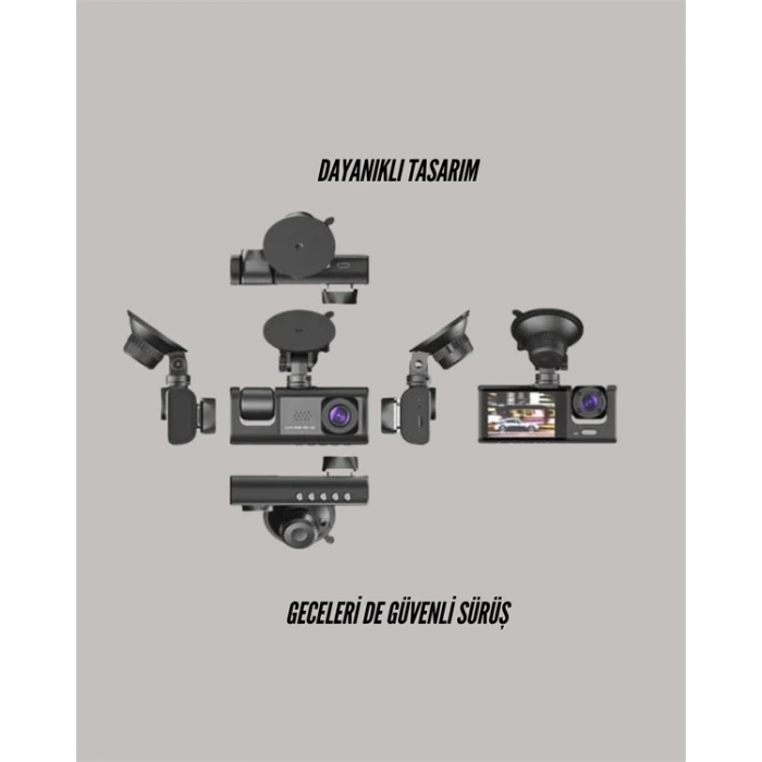 ieg™ TA-01 LCD Ekranlı Gece Görüşlü Araç Kamerası