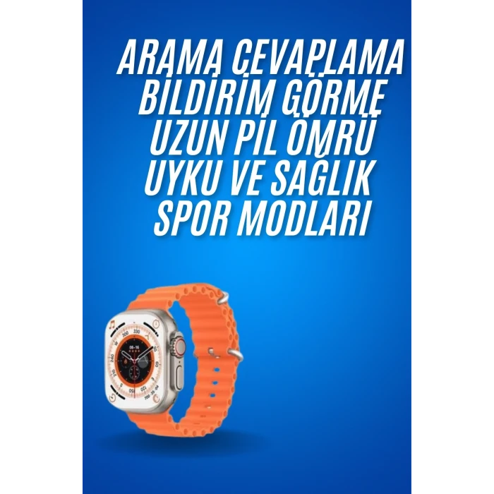 ieg™ Ultra Akıllı Saat 49 Mm Çift Kordonlu Arama Cevaplama Bluetooth Bağlantılı