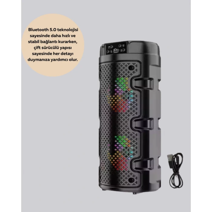 ieg™ Uzun Pil Ömrü Sunan Kablosuz Bluetooth Hoparlör