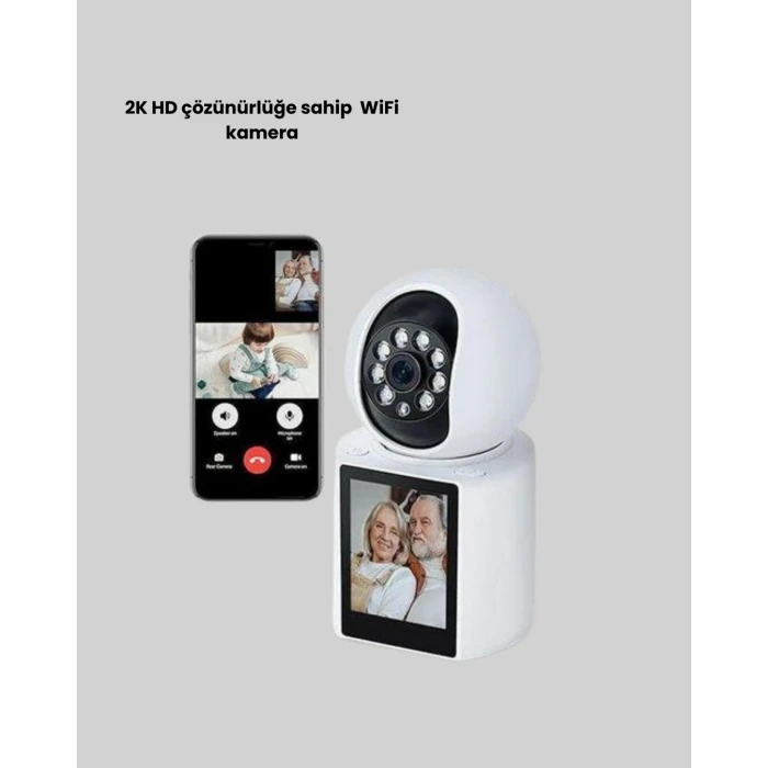 ieg™ WiFi İç Mekan Kamera 2K Gece Görüşlü Çift Yönlü Görüntü Konuşma Destekli