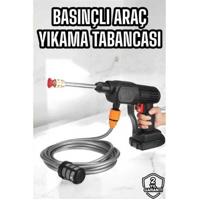 ieg™ Yeni Nesil Araç Yıkama Şarjlı Tabancası Basınçlı Su Hazneli