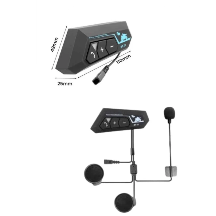 ieg™ Yeni Nesil Dinleme Ve Konuşma Özellikli Intercom Kask Kulaklığı 5.0 Bluetooth