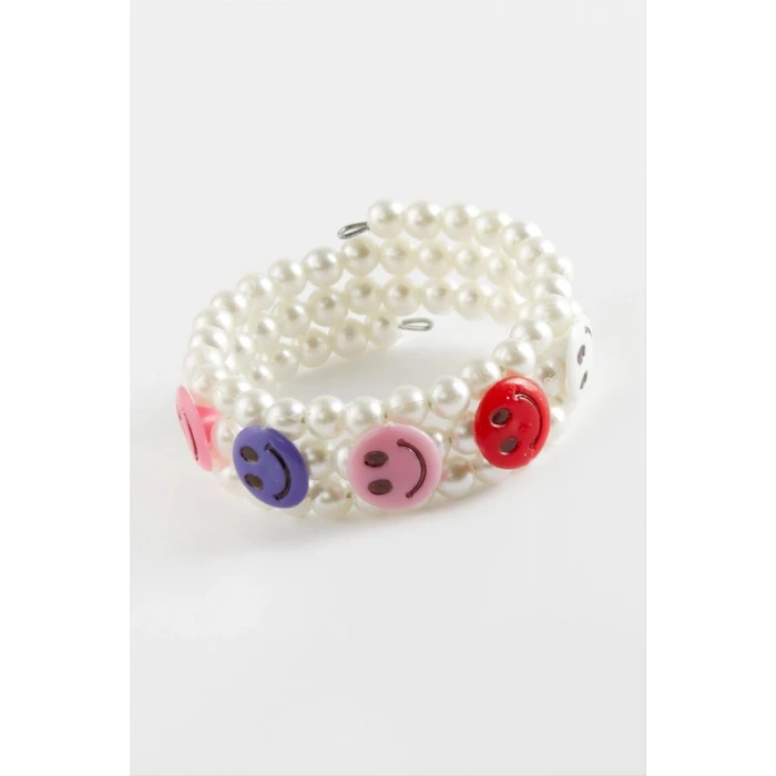 İnci Boncuklu Çocuk Bileklik
