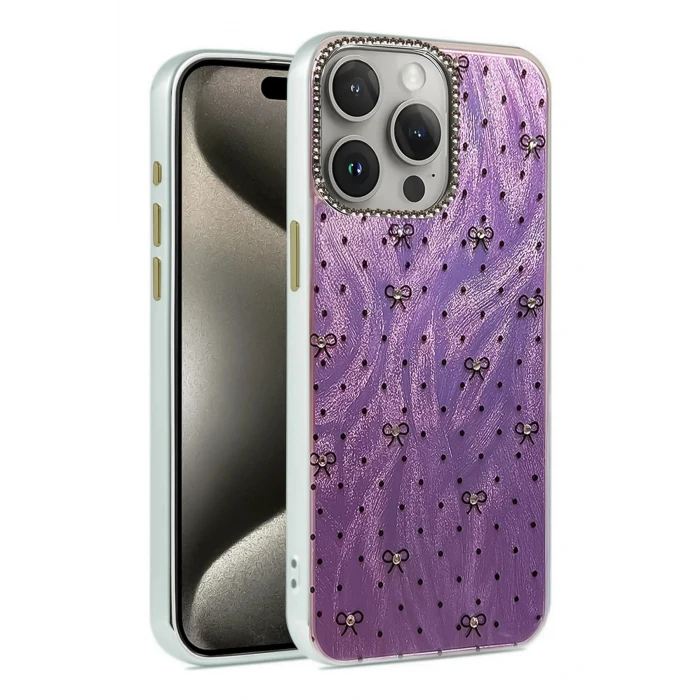 iPhone 14 Pro Kılıf Blade Aynalı Desenli Kapak - Desen 2