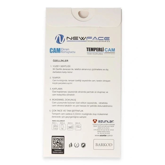 iPhone 14 Pro Max 3D Antistatik Cam Ekran Koruyucu