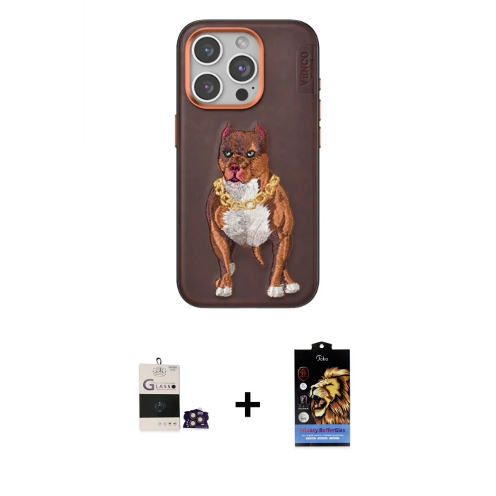 iPhone 14 Pro Max Kılıf Nova Form Koleksiyonu - Siyah Buffer Hayalet Cam Ekran Koruyucu + Bilvis Titan Kamera Lens - GD