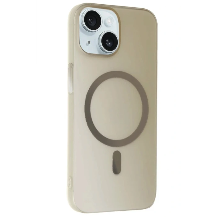 iPhone 15 Plus Tuna PC Slim Magsafe Kapak - Titan Gri