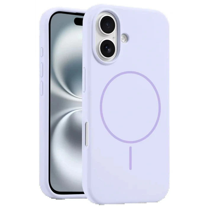 iPhone 16 Kılıf Jully Magsafe Kapak - Lila