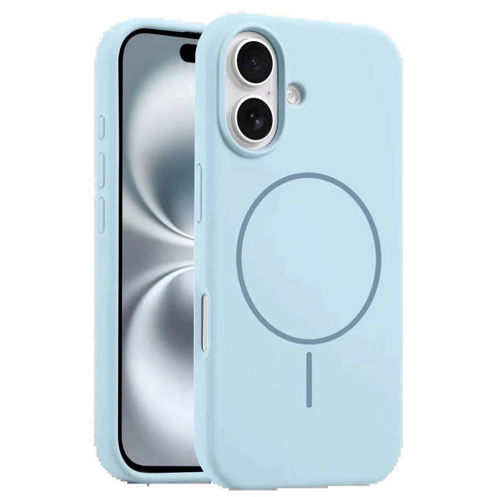 iPhone 16 Plus Kılıf Jully Magsafe Kapak - Mavi
