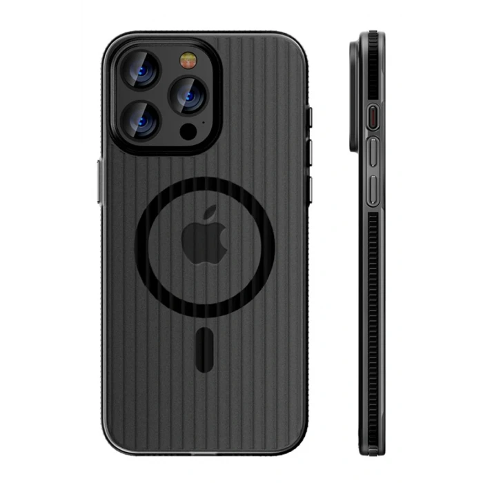 iPhone 16 Pro Line Magsafe Kapak - Siyah