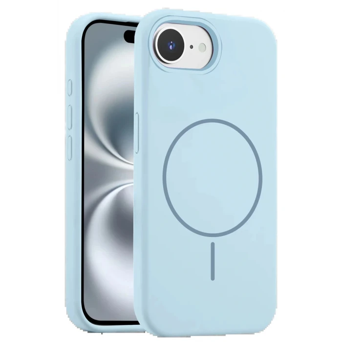 iPhone 16E Kılıf Jully Magsafe Kapak - Mavi