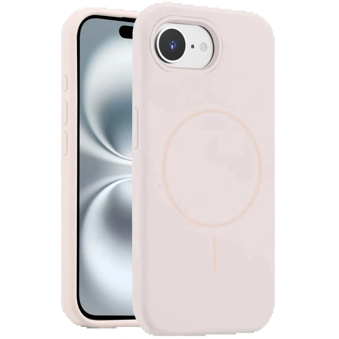iPhone 16E Kılıf Jully Magsafe Kapak - Pembe