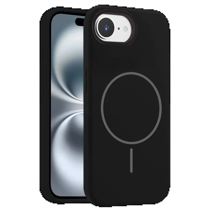 iPhone 16E Kılıf Jully Magsafe Kapak - Siyah