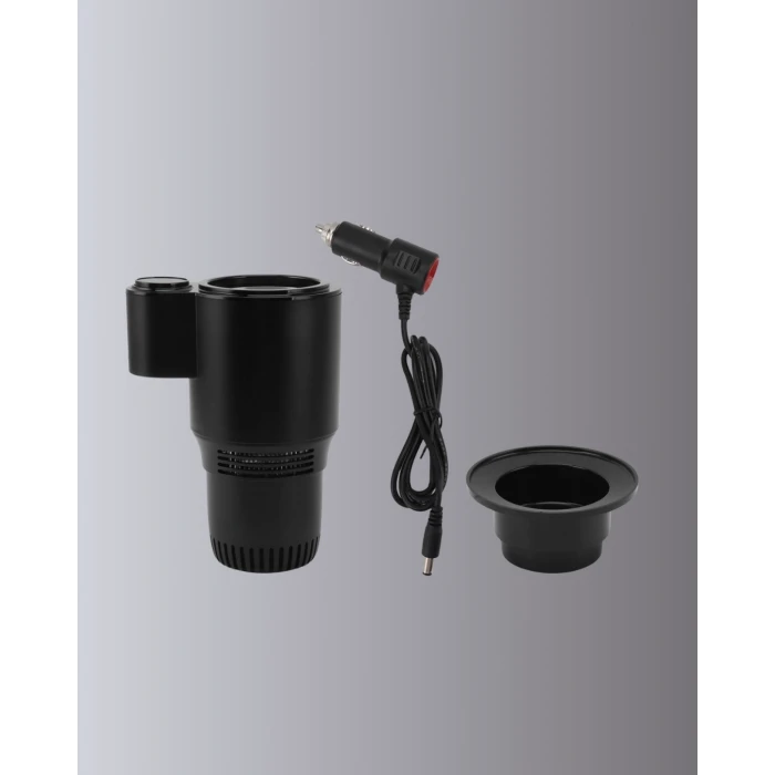 Isıtma Soğutma Özellikli Araç Bardaklığı Çakmak Girişli Akıllı