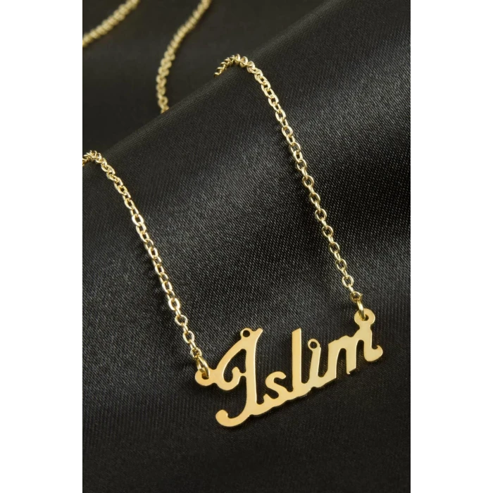 İslim İsimli Kolye (Kişiye Özel)